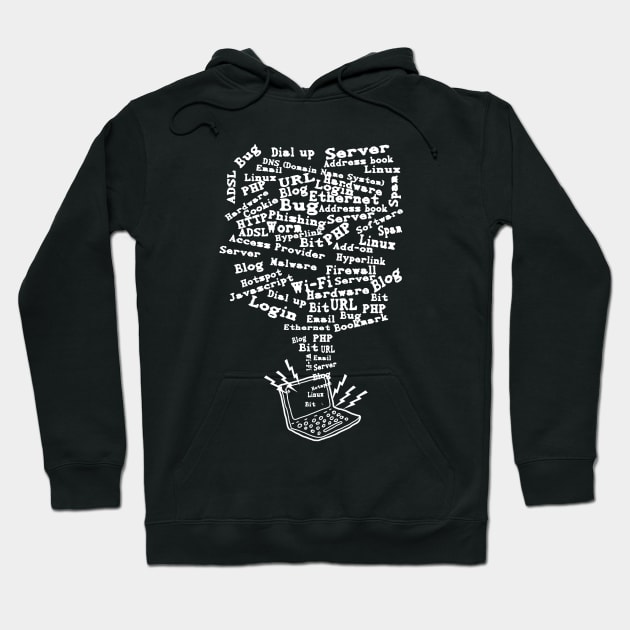 word tag Hoodie by PedroVale